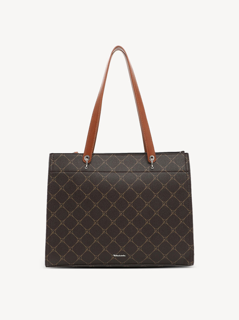 Shopping bag - brown, brown/cognac, hi-res