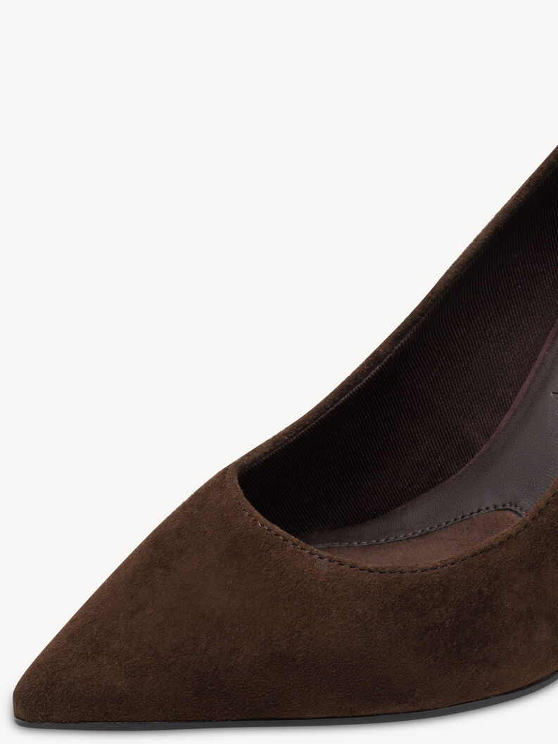 Lederpumps - braun, MOCCA SUEDE, hi-res
