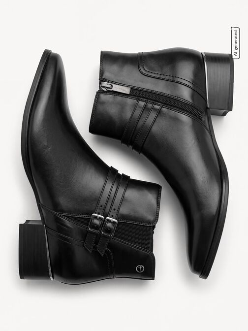 Bootie, BLACK, hi-res