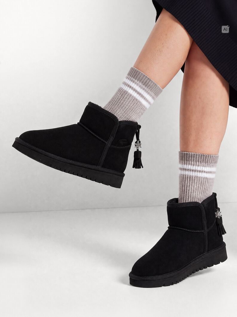 Bootie, BLACK, hi-res