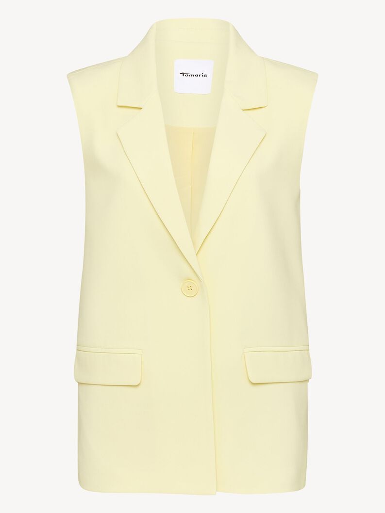 Blazer Weste - gul, Wax Yellow, hi-res