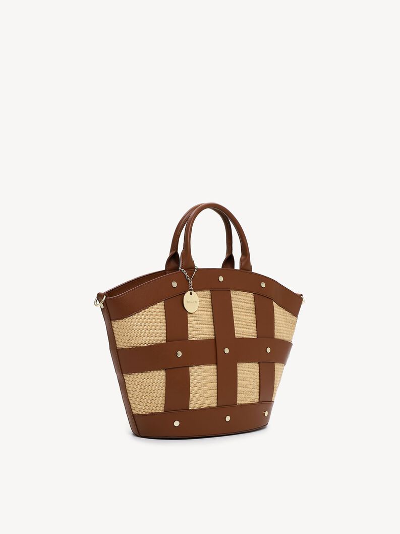 Sac cabas - marron, COGNAC, hi-res
