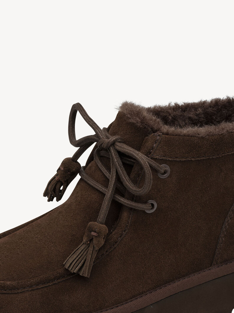Lederstiefelette - braun Warmfutter, MOCCA, hi-res