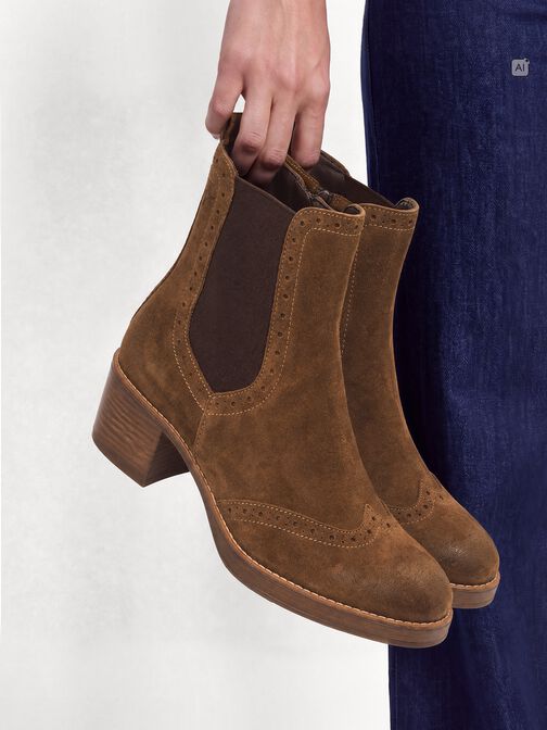 Bottine Chelsea, BROWN, hi-res