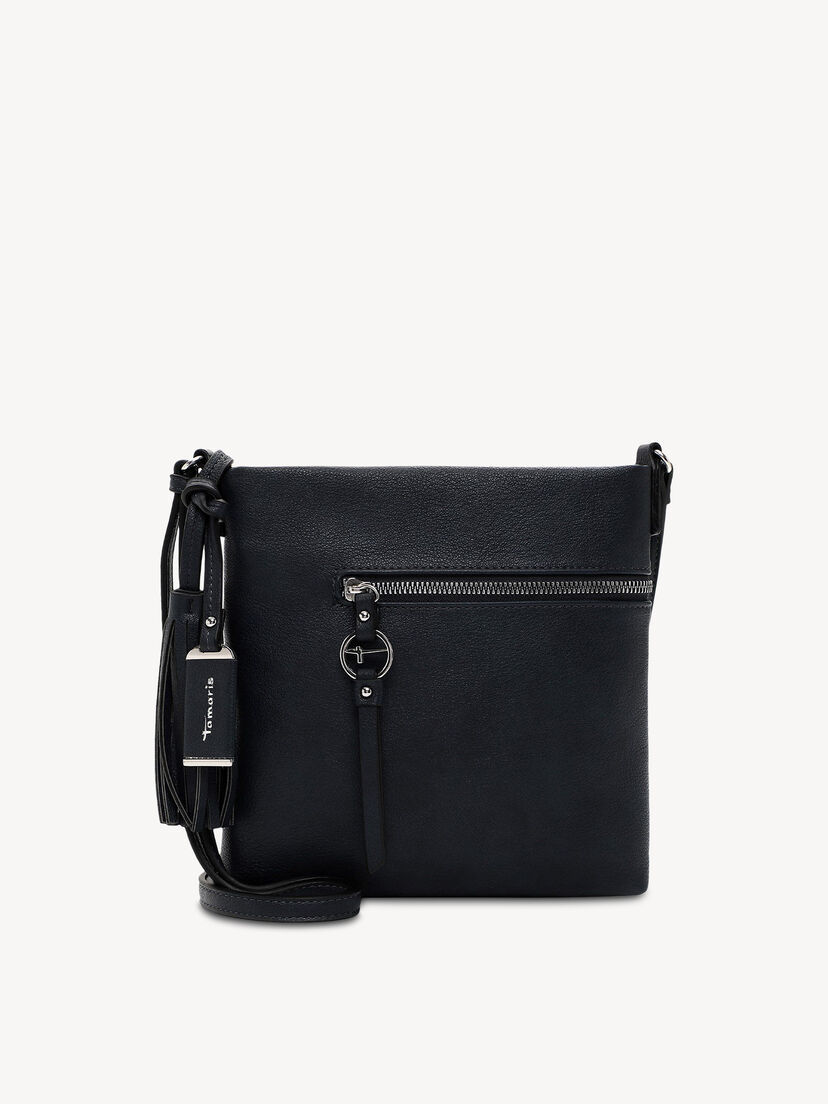 Schoudertas - blauw, blue, hi-res