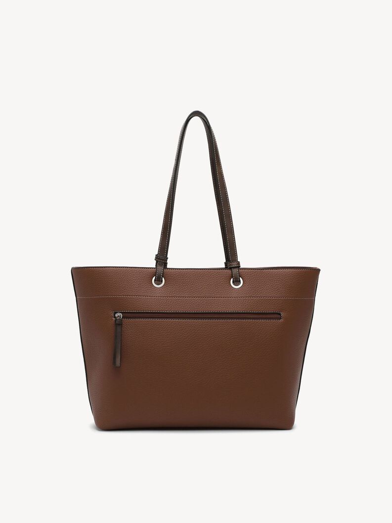 Sac cabas, cognac, hi-res