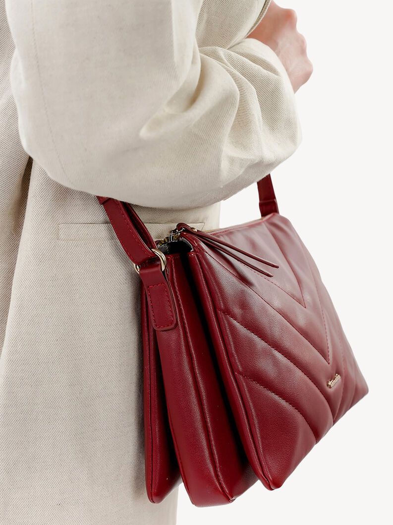 Satchel - red, darkred, hi-res