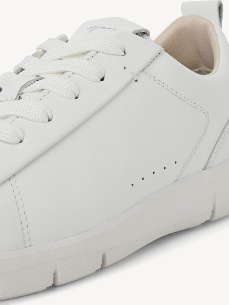 Sneaker, WHITE LEATHER, hi-res