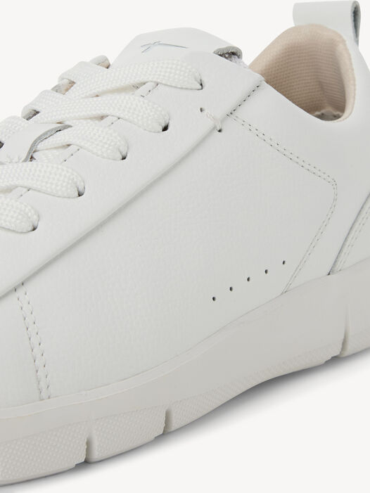 Sneaker, WHITE LEATHER, hi-res