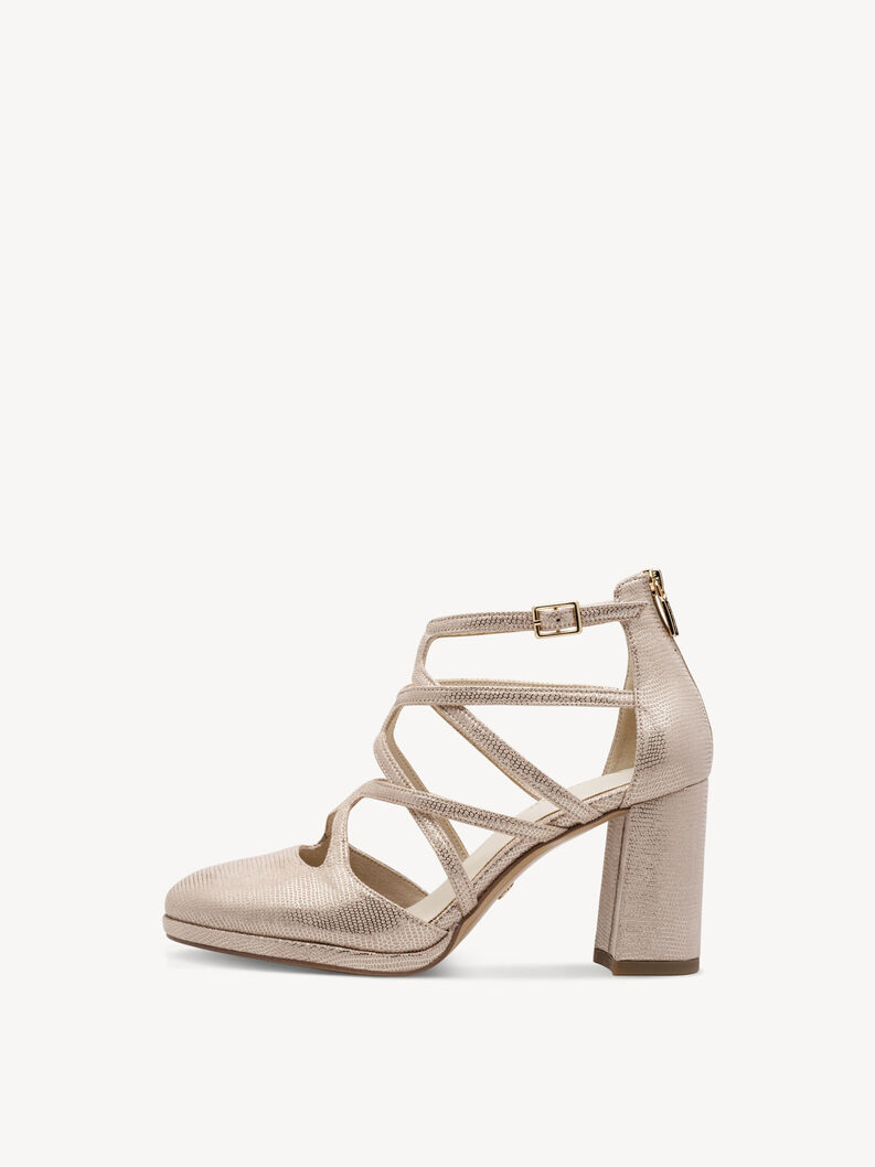 Pumps - metallic, LT GOLD STRUCT, hi-res