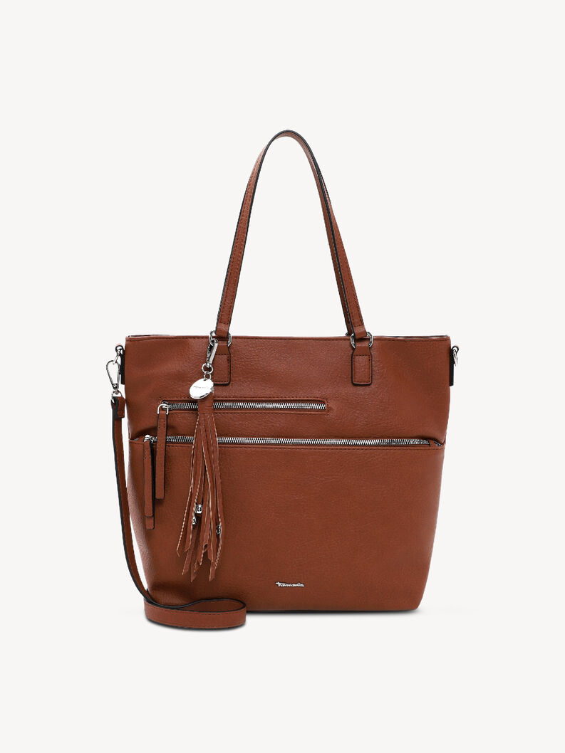 Τσάντα για ψώνια - καφέ, COGNAC, hi-res
