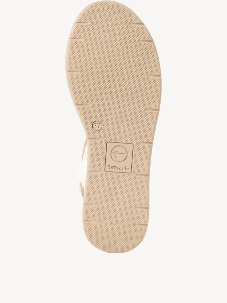 Ledersandalette - wei&szlig;, WHITE LEA.COMB, hi-res