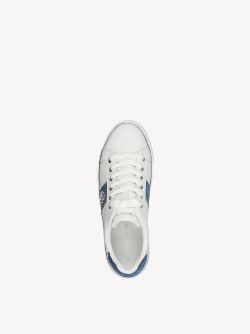 Sneaker, WHITE/DENIM, hi-res