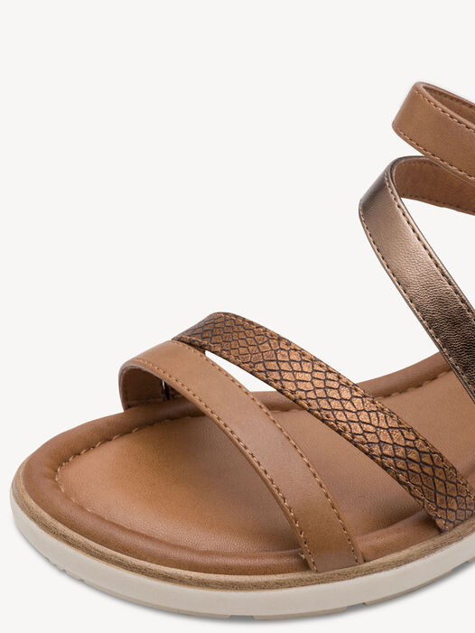 Sandaaltje, cognac, hi-res