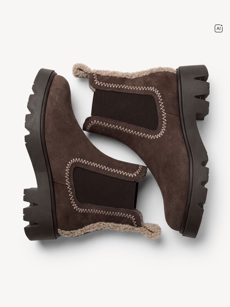 Stiefelette - braun Warmfutter, MOCCA, hi-res