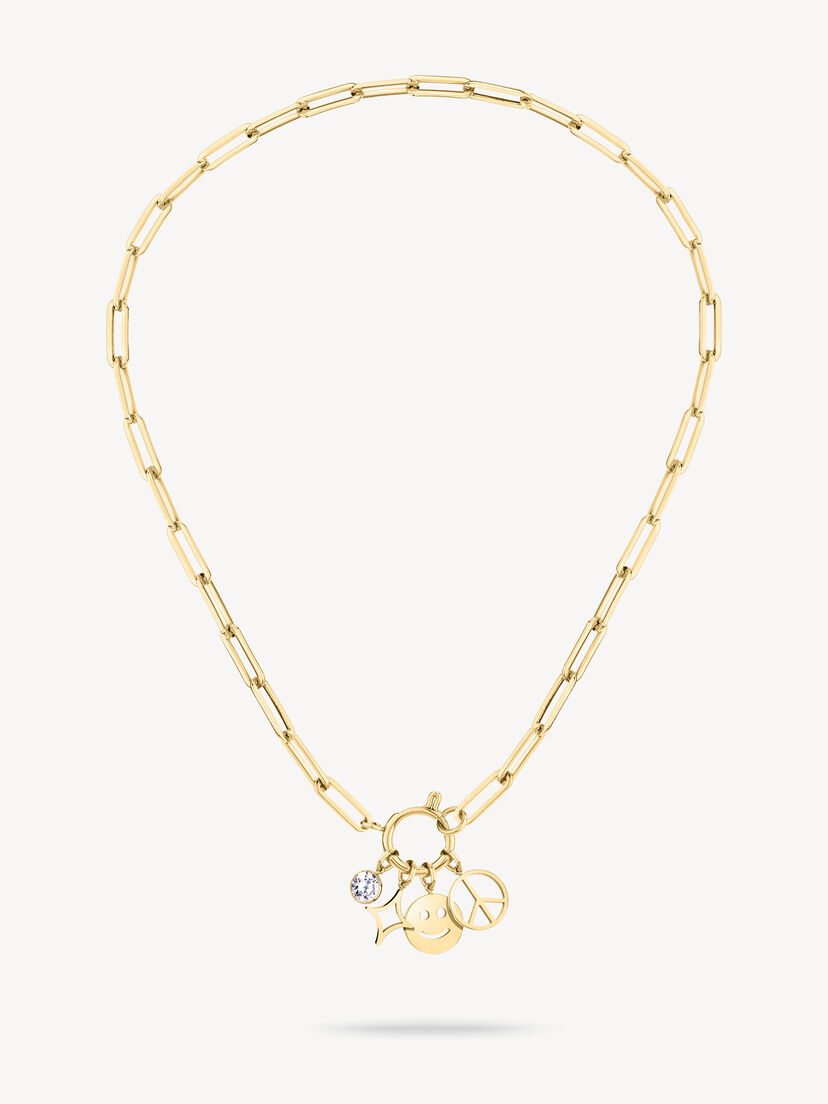 Halskettinge - goud, goud, hi-res