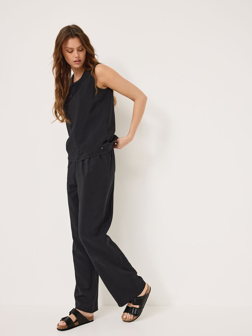 Slipper - zwart, BLACK, hi-res