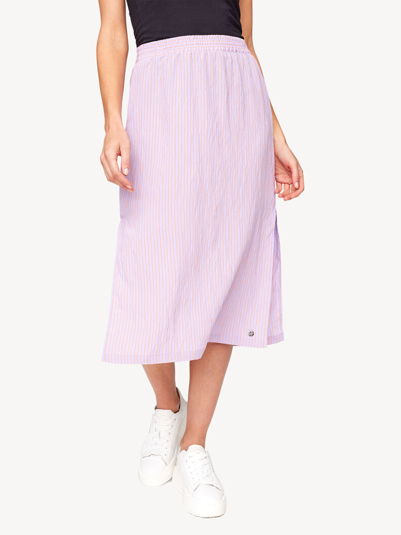 Skirt - purple, Lavender/Dusty Orange Striped, hi-res