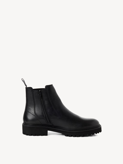 Chelsea boot, BLACK LEATHER, hi-res