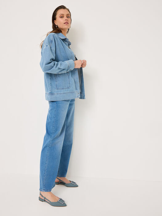 Slingpumps, DENIM, hi-res