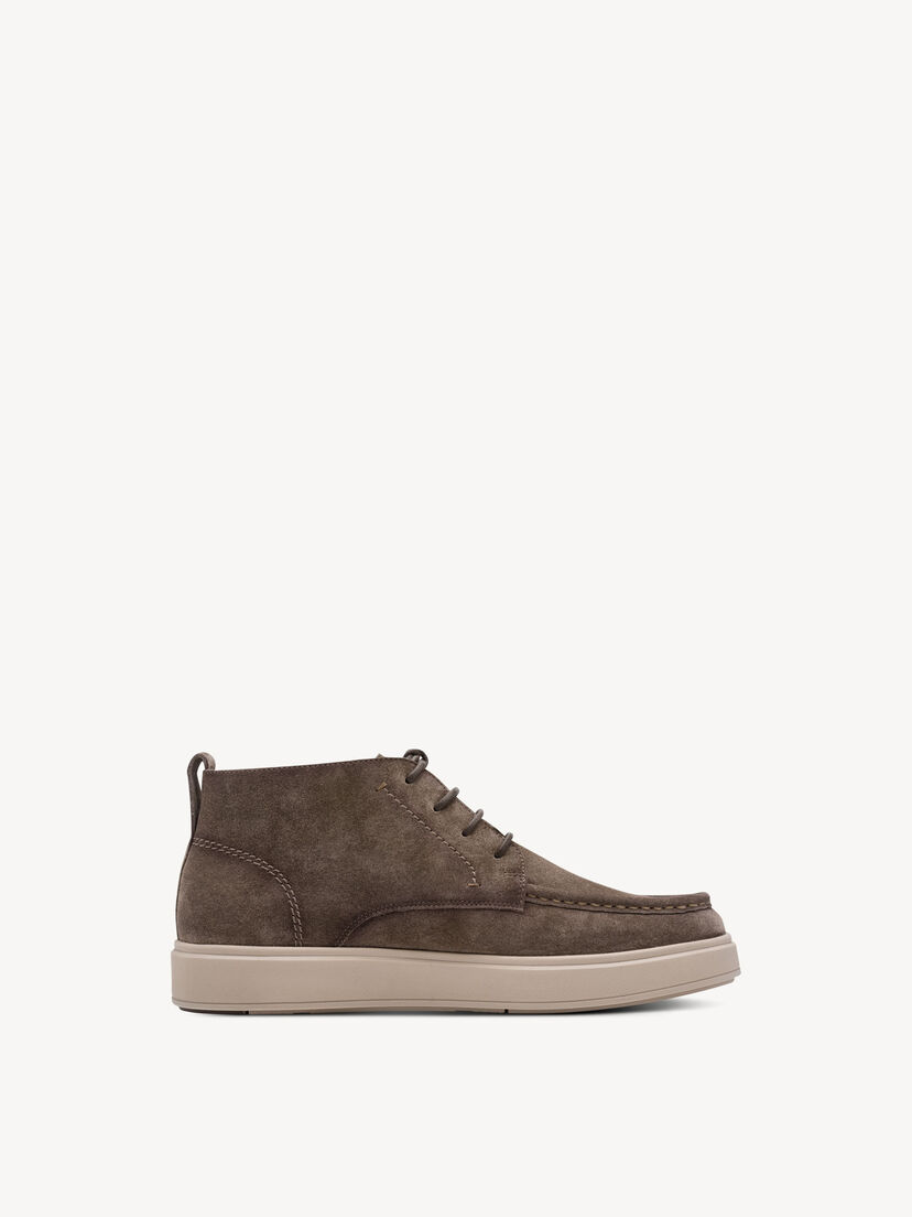 Leren Sneaker - beige, TAUPE, hi-res