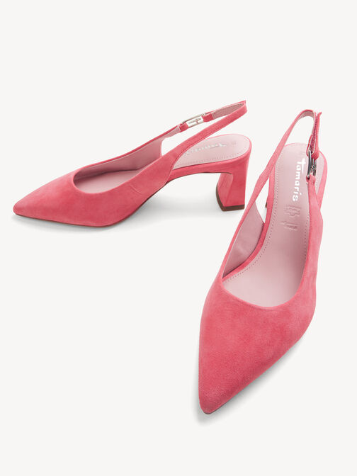 sling pumps, pink, hi-res