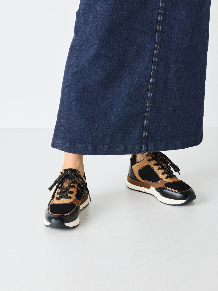 Sneaker - zwart, BLACK COMB, hi-res