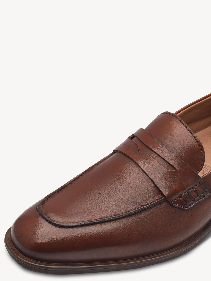 Leren Instappers - bruin, cognac, hi-res