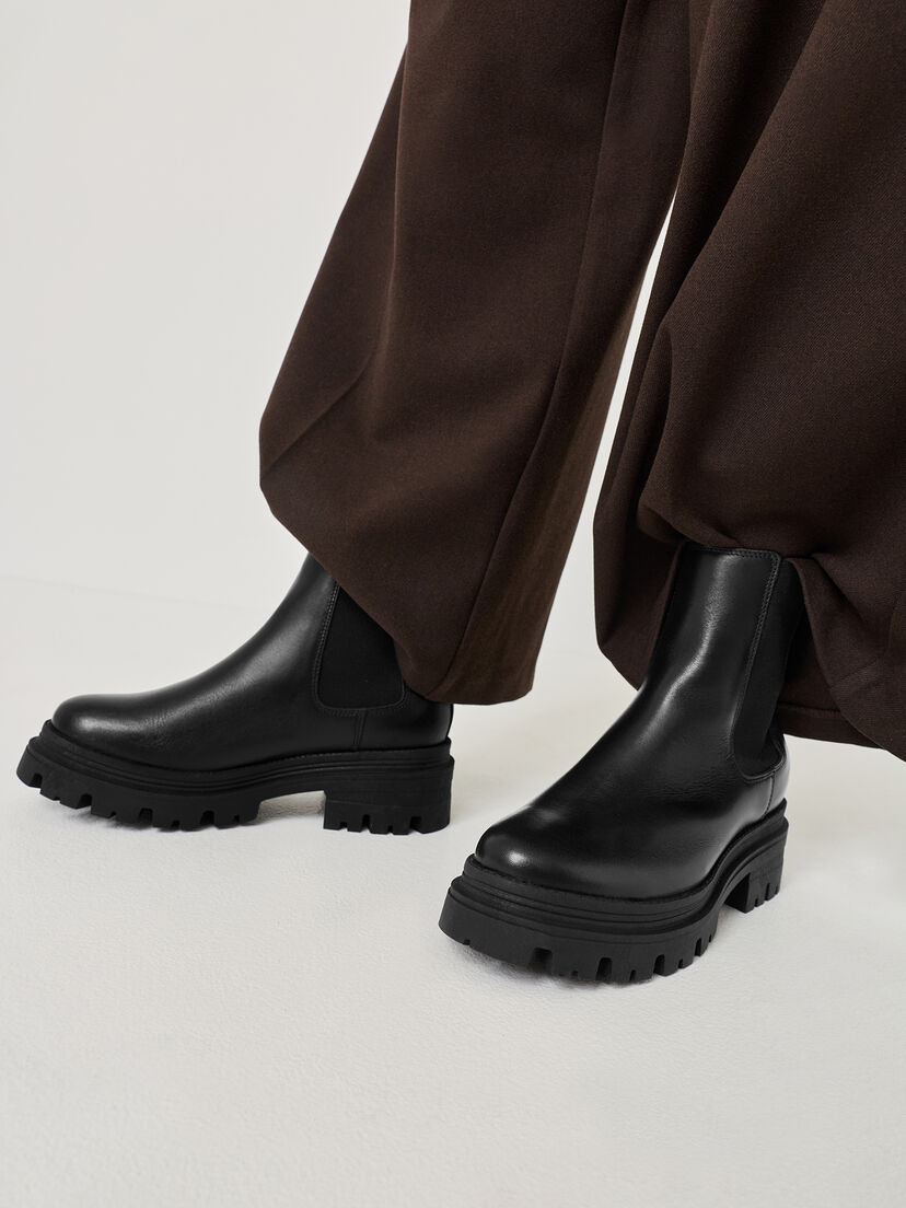 Chelseaboot - zwart, BLACK MATT, hi-res