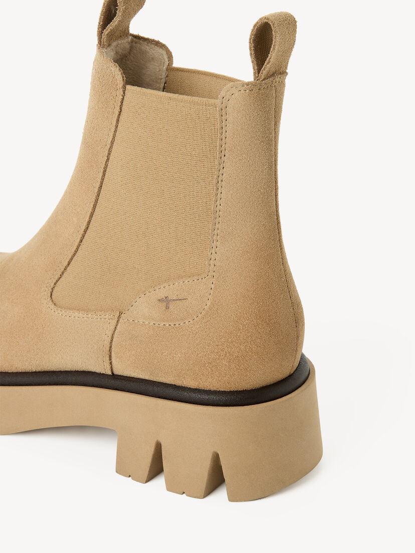 Leren Chelseaboot - beige, beige, hi-res
