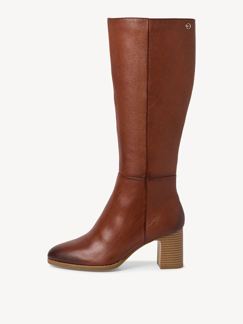 Leather Boots - brown, COGNAC, hi-res