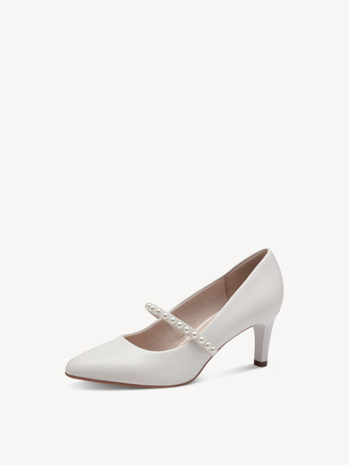 Escarpin, WHITE, hi-res