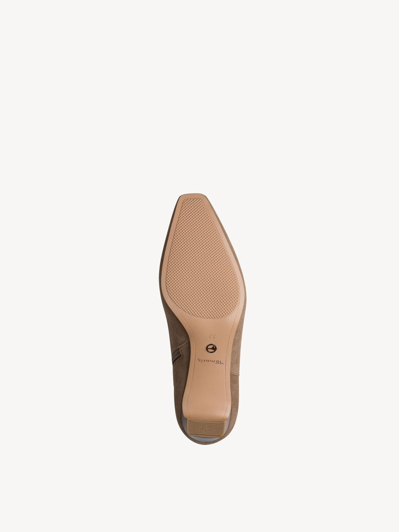 Bottine en cuir - marron, TAN, hi-res