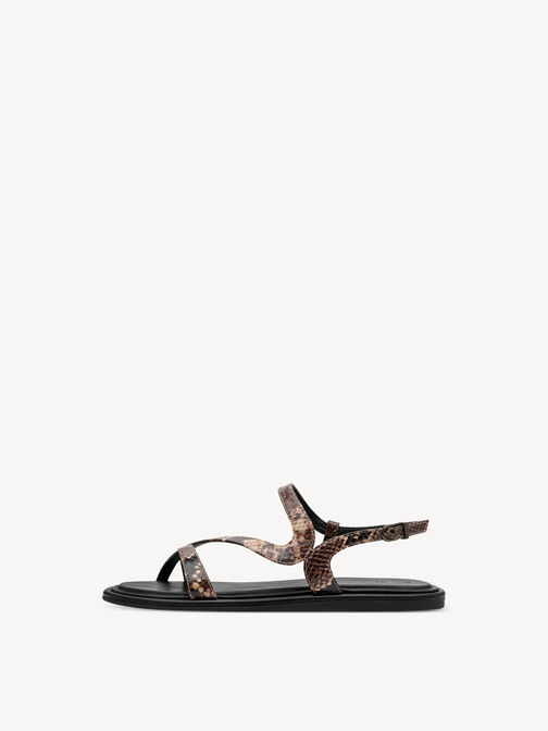 Sandal, BROWN SNAKE, hi-res