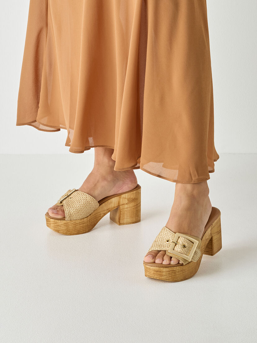 Slipper - beige, BEIGE COMB, hi-res
