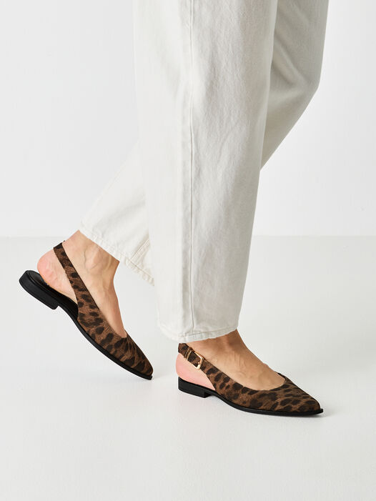 Slingpumps, LEOPARD, hi-res