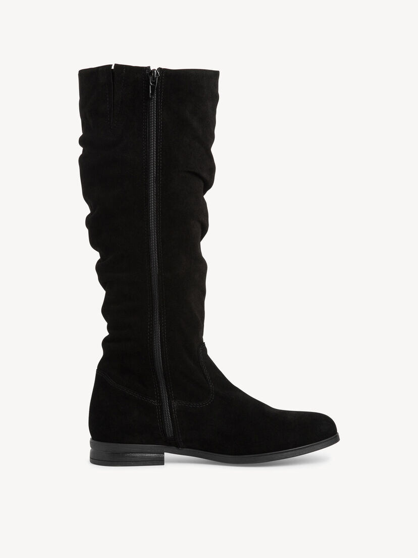 Leren Laarzen - zwart, BLACK, hi-res