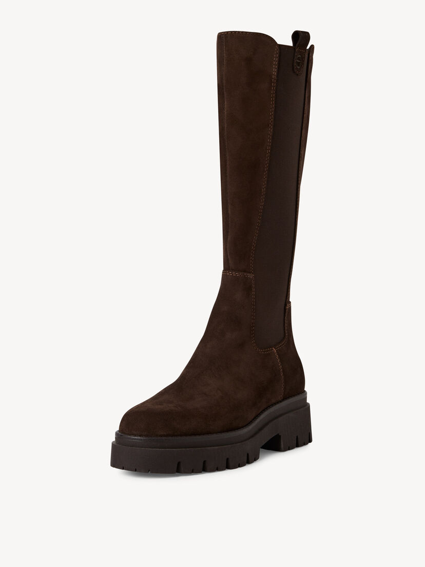 Leren Laarzen - bruin, MOCCA SUEDE, hi-res