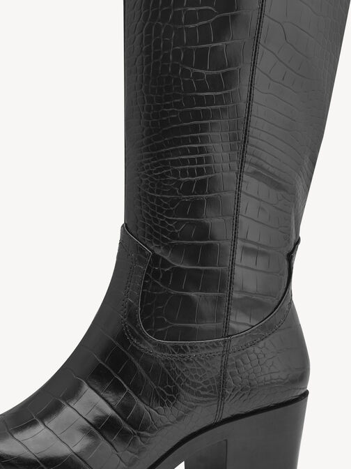 Stiefel, BLACK CROCO, hi-res