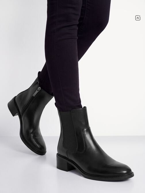 Chelsea boot, BLACK NAPPA, hi-res