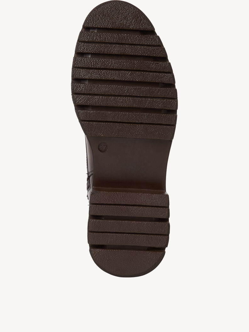 Leather Bootie - brown, MUSCAT, hi-res