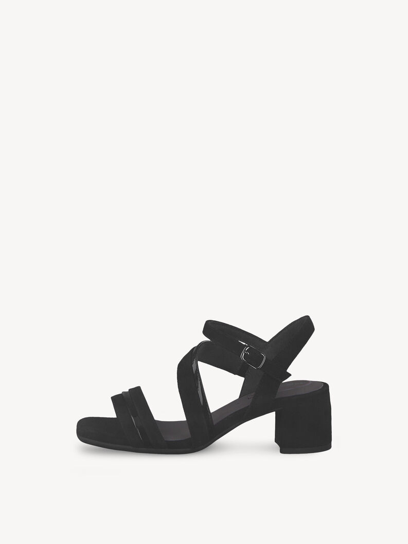 Sandalette - schwarz, BLACK, hi-res