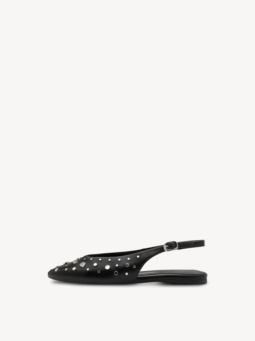 Slingpumps - zwart, BLACK, hi-res