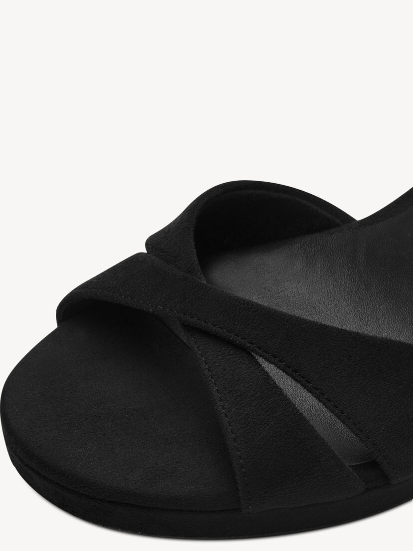 Sandaaltje - zwart, BLACK, hi-res