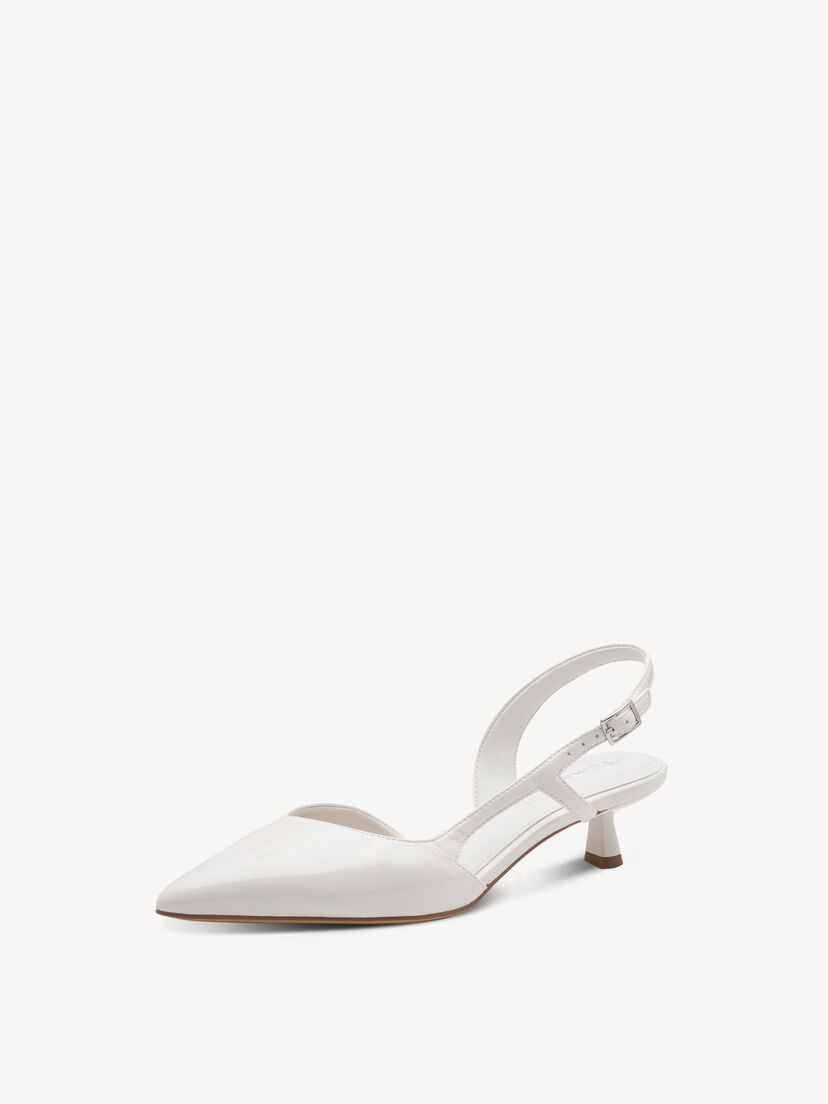 Slingpumps - wit, WHITE, hi-res