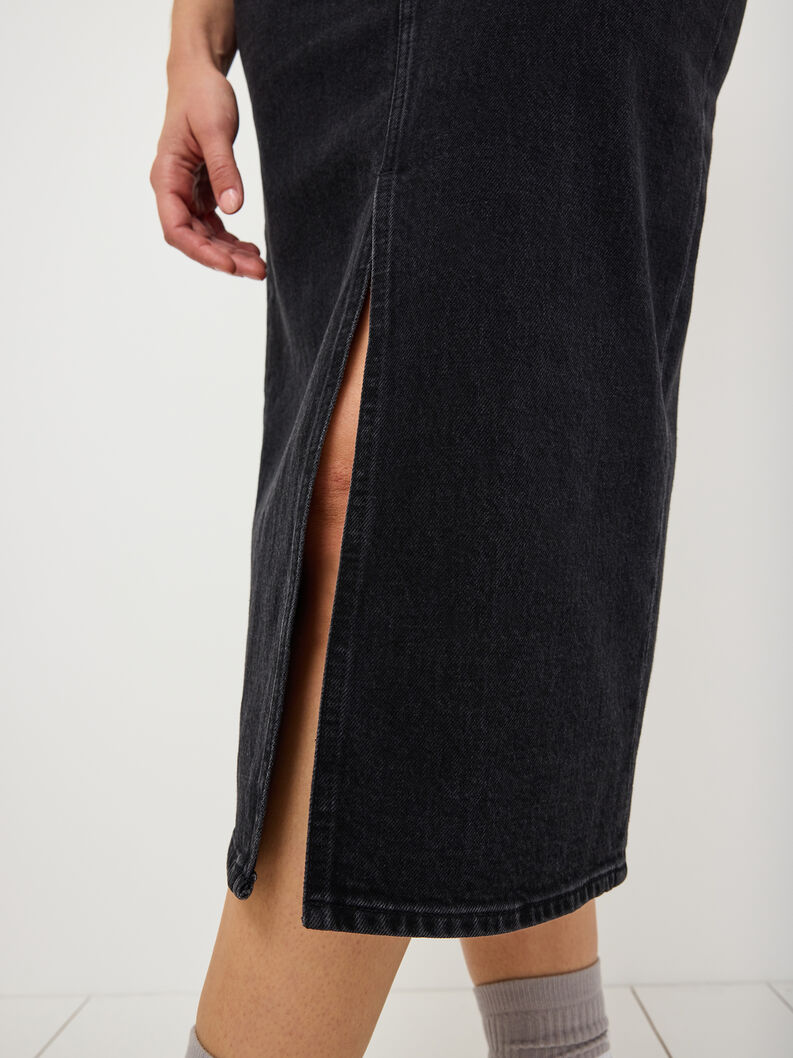 Gonna di jeans, Wash Black Denim, hi-res