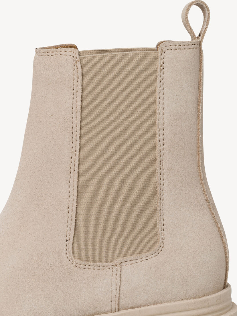 Leren Chelseaboot - beige, ANTELOPE, hi-res