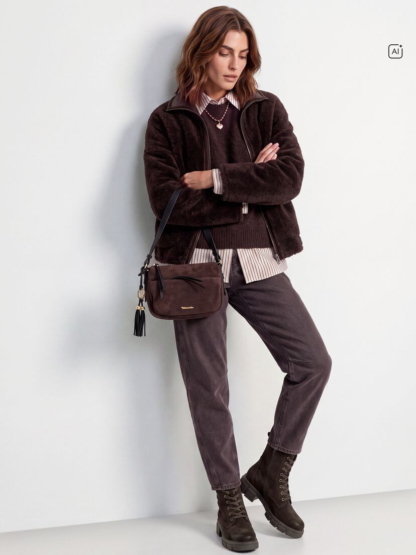 Enkellaarsje - bruin, MOCCA SUEDE, hi-res