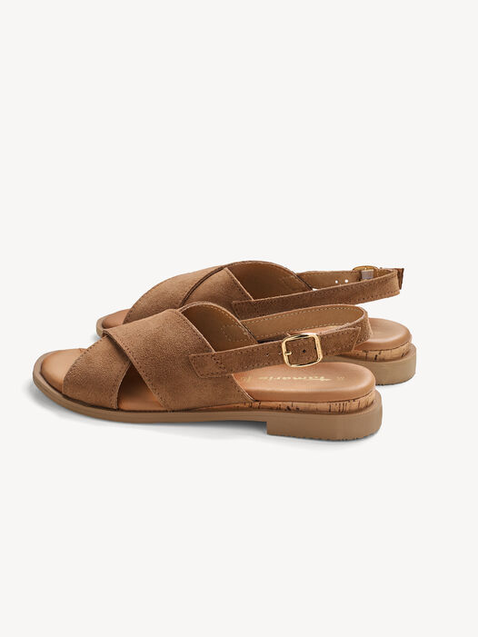 Sandaal, BROWN, hi-res