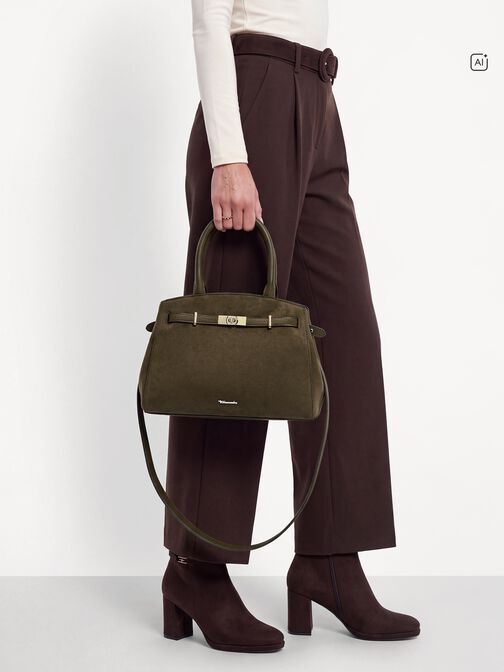Shopper, oliv, hi-res